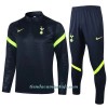 Sudadera De Entrenamiento Trajes Tottenham Hotspur Cremallera De Cuarto 2021/22 Azul - Hombre